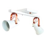 Luminaria-Trilho-de-Spot-2-Lampadas-Arredondado-30W-Aluminio-Emalustres-2712--004-Branco-Cobre-Bivolt