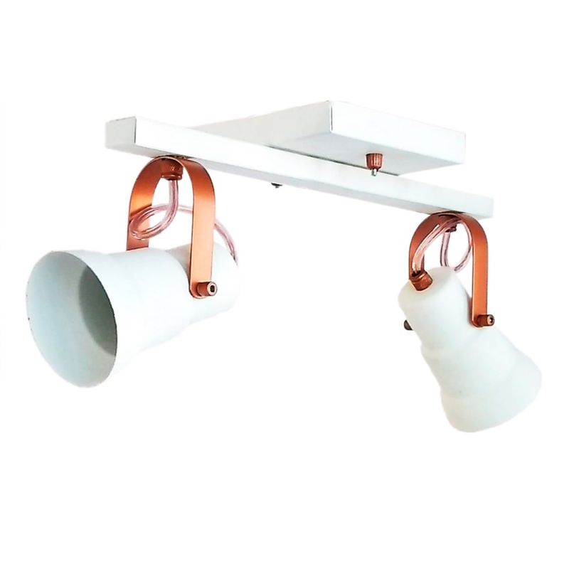 Luminaria-Trilho-de-Spot-2-Lampadas-Arredondado-30W-Aluminio-Emalustres-2712--004-Branco-Cobre-Bivolt