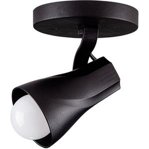Spot 1 Lâmpada Spiralle Octa 20W Abs Startec Preto Bivolt