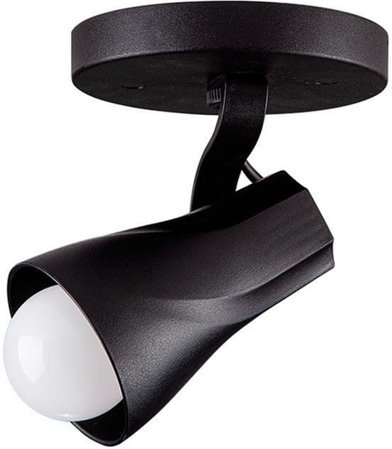 SPOT-SPIRALLE-OCTA-1-LAMPADA-20W-ABS-STARTEC-PRETO-BIVOLT