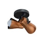 SPOT-SPIRALLE-OCTA-DUPLO-2-LAMPADAS-20W-ABS-STARTEC-COBRE-BIVOLT