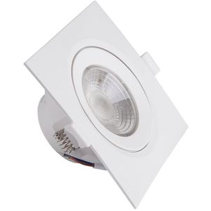 Spot LED de Embutir Quadrado 1 Lâmpada 12W 2700K Polipropileno Startec Branco Bivolt