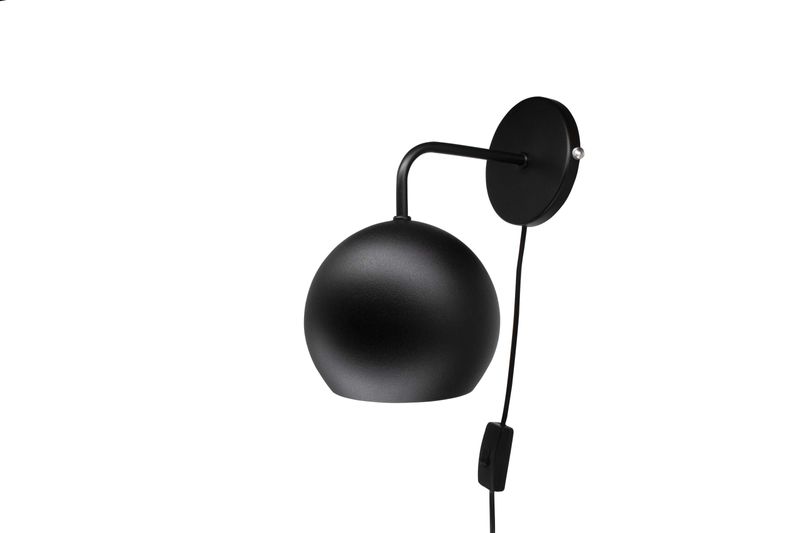 Arandela-1-Lampada-Ball-Parede-60W-Aluminio-Luz-Vita-Preto-Bivolt