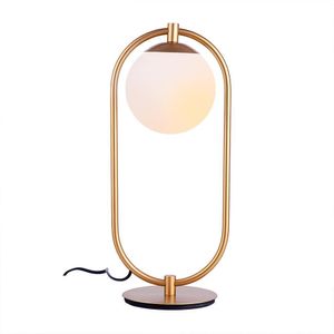 Abajur Florida G9 20W Vidro e Alumínio Startec Dourado Bivolt
