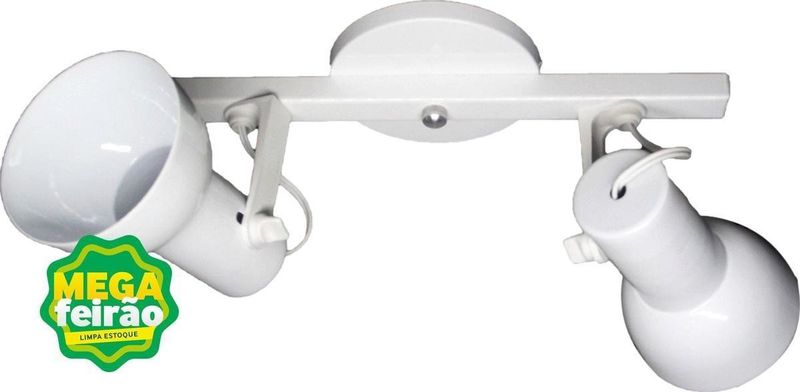 Luminaria-Trilho-de-Spot-2-Lampadas-Caneca-60W-Aluminio-e-Polipropileno-Luz-Vita-Branco-Bivolt