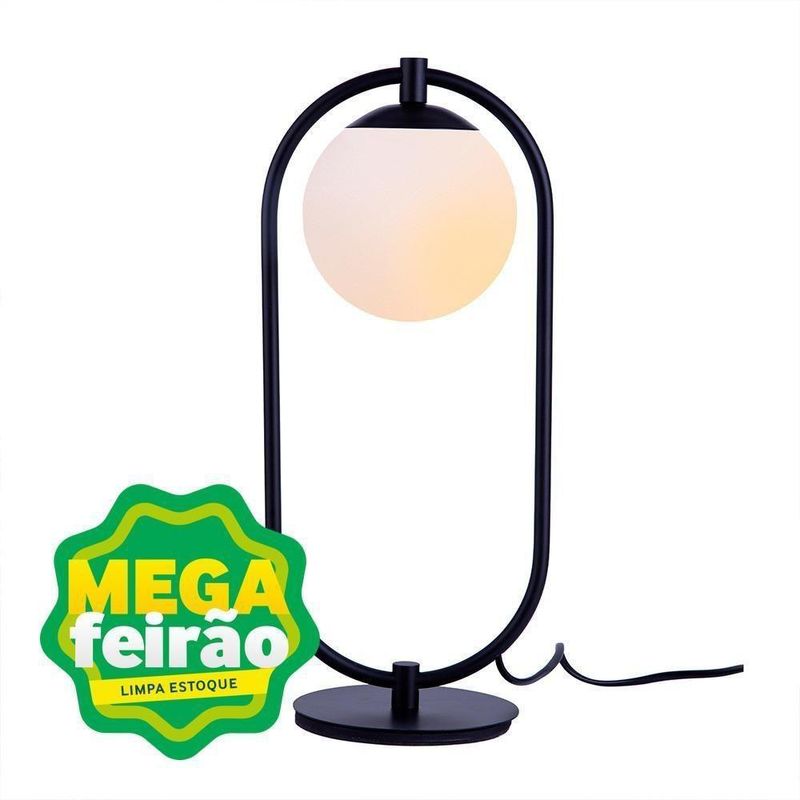 Abajur-Florida-G9-20W-Vidro-e-Aluminio-Startec-Preto-Bivolt