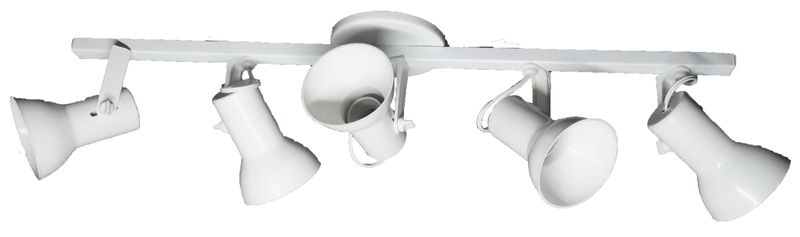 Luminaria-Trilho-de-Spot-5-Lampadas-60W-Polipropileno-Luz-Vita-Branco-Bivolt