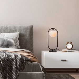 Abajur Florida G9 20W Vidro e Alumínio Startec Preto Bivolt