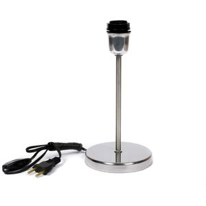 Base Abajur Tamanho P Redondo 25W Inox Luminoteca Cromado Bivolt
