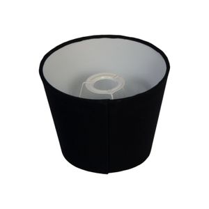 Cúpula Para Abajur Cônica 25W Algodão Luminoteca 1005 Preta