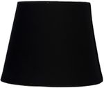 Cúpula Para Abajur Cônica 25W Algodão Luminoteca 1015 Preta