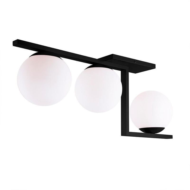 Plafon-3-Lampadas-Havana-20W-Aluminio-e-Vidro-Startec-146000001-Preto-Bivolt