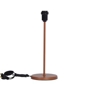 Base Abajur Tamanho M Redondo 25W Metal Luminoteca Cobre Bivolt