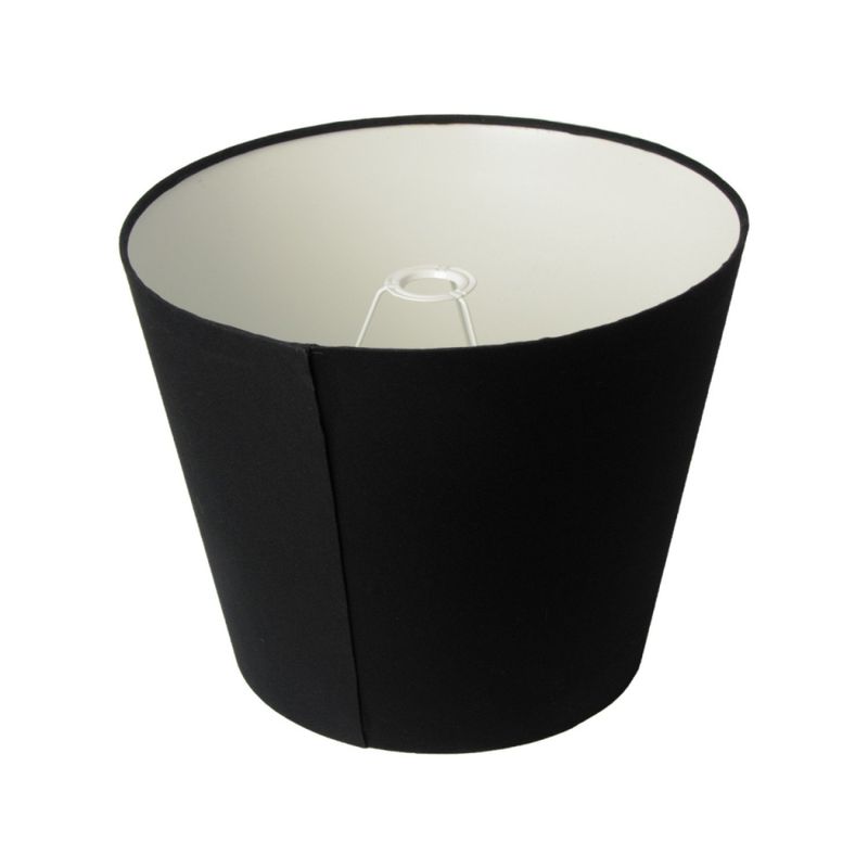 CUPULA-PARA-ABAJUR-CONICA-25W-ALGODAO-LUMINOTECA-1025-PRETA