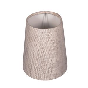 Cúpula Para Abajur Cônica 25W Linho Luminoteca 1037 Claro