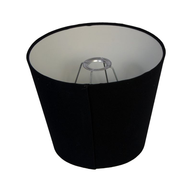 CUPULA-PARA-ABAJUR-CONICA-25W-ALGODAO-LUMINOTECA-1015-PRETA