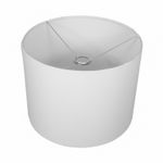 CUPULA-PARA-ABAJUR-CILINDRICA-25W-LUMINOTECA-GRANDE-TECIDO-ALGODAO-1061-BRANCA