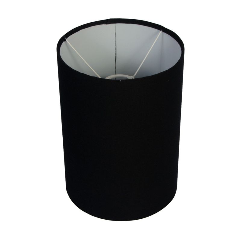 CUPULA-PARA-ABAJUR-CILINDRICA-25W-ALGODAO-LUMINOTECA-1075-PRETA