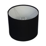 CUPULA-PARA-ABAJUR-CILINDRICA-25W-ALGODAO-LUMINOTECA-1055-PRETA