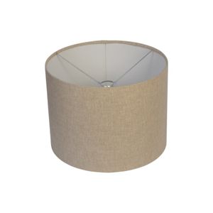Cúpula Para Abajur Cilíndrica 25W Linho Luminoteca 1067 Claro