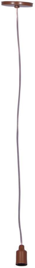 Pendente 1 Lâmpada Pop Color 25W Alumínio Luminoteca 1107 Cobre Bivolt