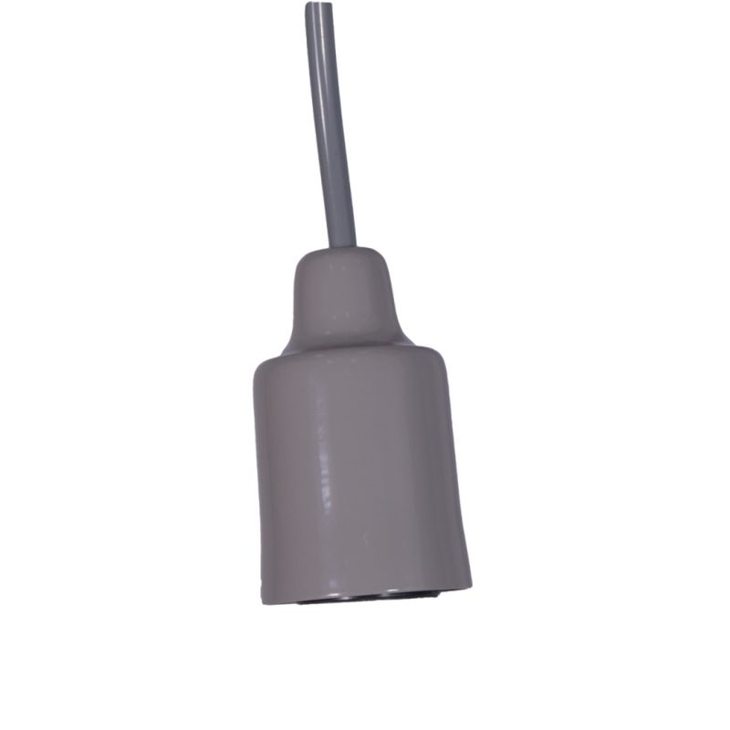Pendente-1-Lampada-Pop-Color-25W-Aluminio-Luminoteca-1105-Cinza-Bivolt