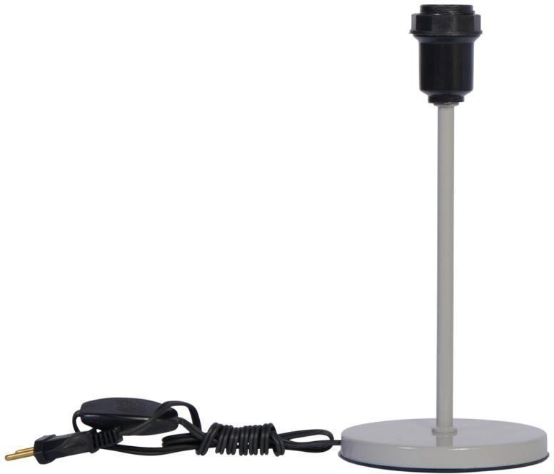 Base-Abajur-Tamanho-P-Redondo-25W-Metal-Luminoteca-Cinza-Bivolt