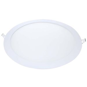 Painel LED de Embutir Redondo Pop 30Ccm 24W 3000K Alumínio e Policarbonato Avant 841130574 Branco Bivolt