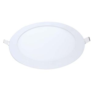 Painel LED de Embutir Redondo Pop 22cm 18W 6500K Alumínio e Policarbonato Avant 841101370 Branco Bivolt
