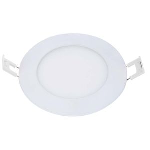 Painel LED de Embutir Redondo Pop 12cm 6W 3000K Alumínio e Policarbonato Avant 854020578 Branco Bivolt