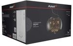 LUSTRE-WESSEX-5-LAMPADAS-G9-ACO-VIDRO-AVANT-FUME-ESPELHADO-BIVOLT
