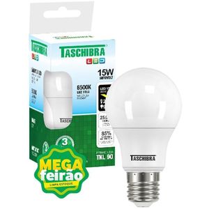 Lâmpada LED Taschibra TKL90 6500k Branco 15W Bivolt