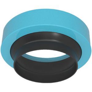 Anel de Vedação Para Vaso Sanitário com Guia Japi AG Preto e Azul