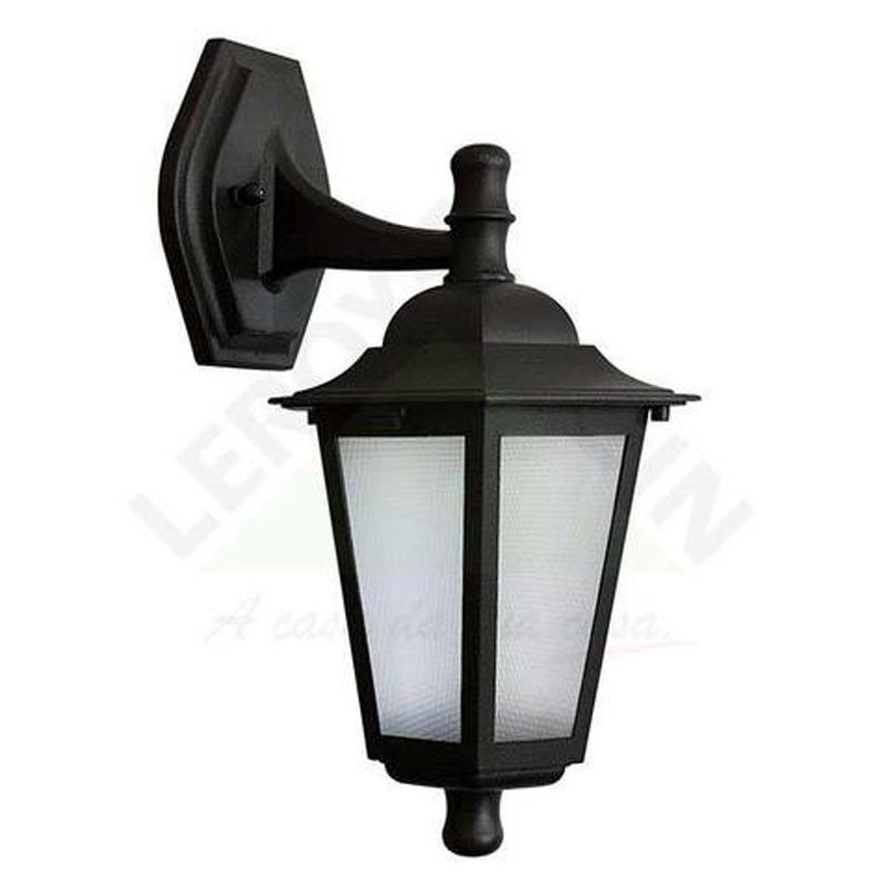 ARANDELA-GREGA-1-LAMPADA-20W-POLIPROPILENO-DITAL-115-PRETO-BIVOLT
