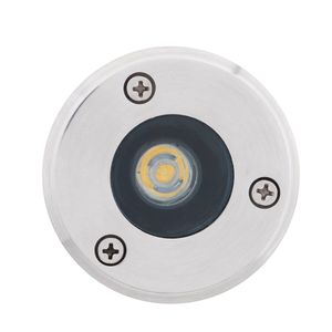 Spot de Embutir Solo Redondo LED 1W Verde Inox Gaya 9721 Inox Bivolt
