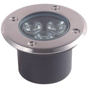 Spot de Embutir Solo Redondo LED 5W 3000K Alumínio Blumenau Inox Bivolt