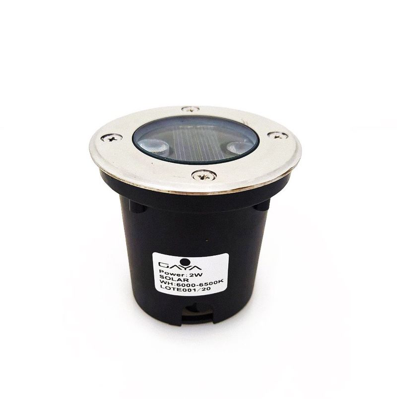 SPOT-DE-EMBUTIR-SOLO-REDONDO-LED-SOLAR-GAYA-3500K-2W-PRETO