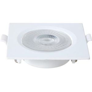 Spot LED de Embutir Quadrado 8W 6500K Policarbonato Blumenau 80286004 Branco Bivolt
