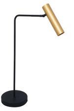 LUMINARIA-DE-MESA-TUBING-PERFIL-1-LAMPADA-60W-ALUMINIO-AUREMAR-15110-PRETO-DOURADO-BIVOLT