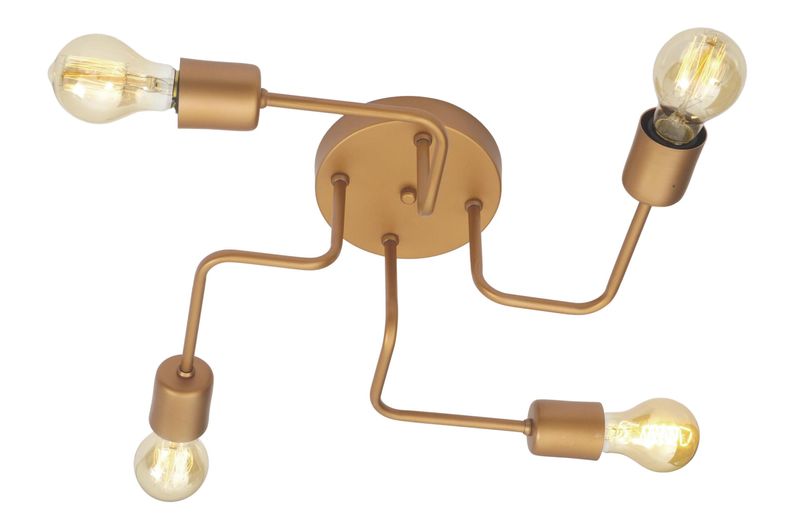PLAFON-ARANHA-PERFIL-4-LAMPADAS-60W-ALUMINIO-AUREMAR-17200-4-DOURADO-BIVOLT