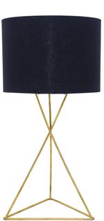 ABAJUR-ARAMADO-60W-ALUMINIO-E-TECIDO-AUREMAR-DOURADO-E-PRETO-BIVOLT