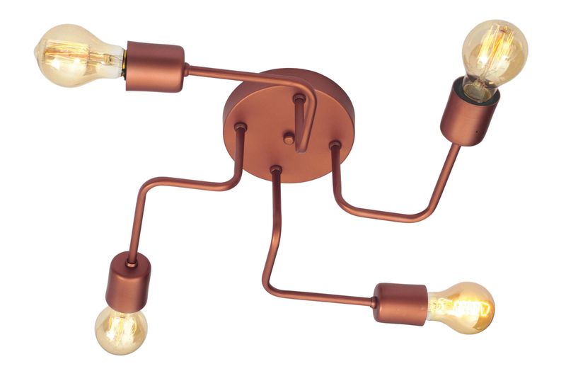 PLAFON-ARANHA-PERFIL-4-LAMPADAS-60W-ALUMINIO-AUREMAR-17200-4-COBRE-BIVOLT