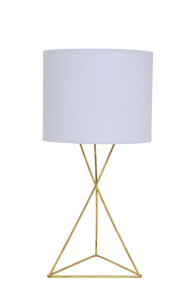 ABAJUR-ARAMADO-60W-ALUMINIO-E-TECIDO-AUREMAR-DOURADO-E-BRANCO-BIVOLT-TIPO-2