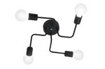 PLAFON-ARANHA-PERFIL-4-LAMPADAS-60W-ALUMINIO-AUREMAR-17200-4-PRETO-BIVOLT