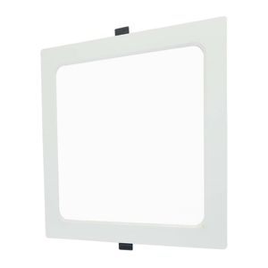 Painel LED de Embutir Quadrado 26W 4000K Abs Ecoforce 18565 Branco Bivolt