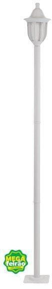 Poste-1-Lampada-Modena-20W-Aluminio-e-Polipropileno-Dital-434-1-Branco-Bivolt