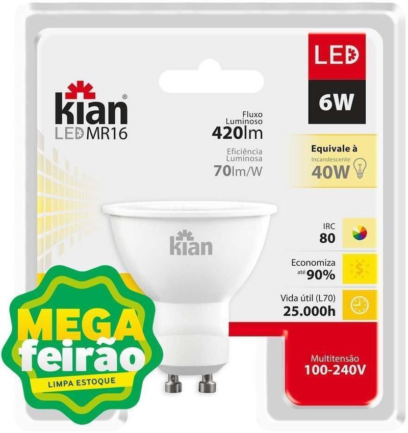 Lampada-LED-Direcional-Gu10-6W-3000K-Branca-Morna-Kian-Bivolt