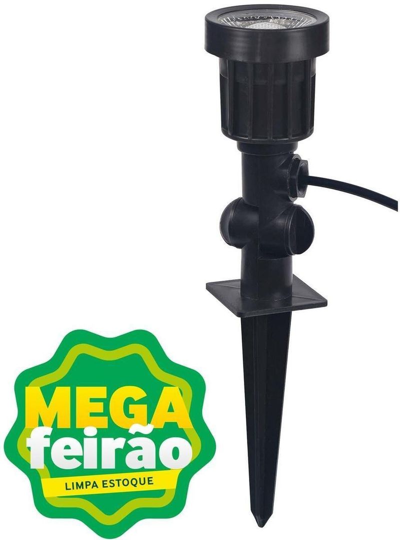 Espeto-de-Jardim-Luminaria-Spot-LED-5W-Ambar-Kian-Preto-Bivolt