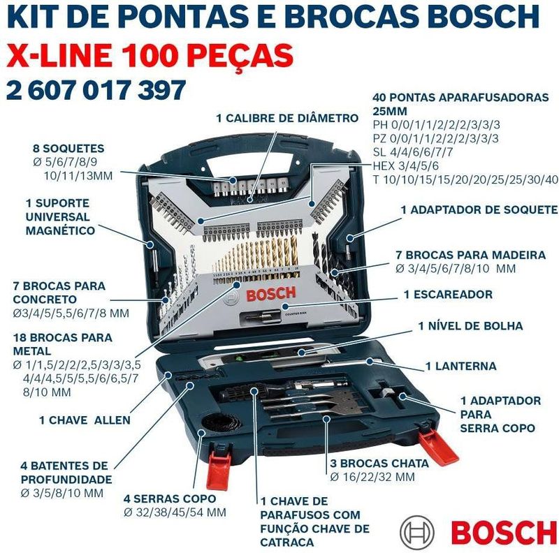 JOGO-DE-BROCA-BOSCH-SET-X-LINE-TITANIUM-KIT-COM-100-PECAS