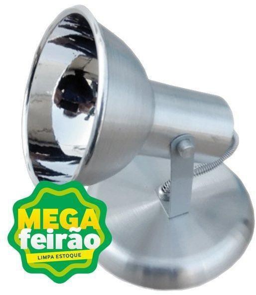 Spot-de-Sobrepor-1-Lampada-Farol-Ate-100W-Aluminio-Jm-234-1Es-Escovado-Bivolt